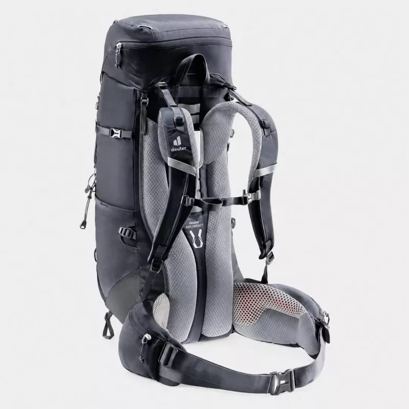 Deuter Aircontact Lite 40+10 batoh čierny/sivý