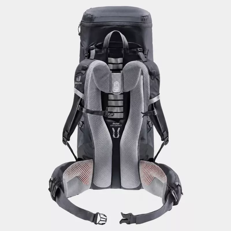 Deuter Aircontact Lite 40+10 batoh čierny/sivý