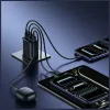 USAMS T70 40W 2xUSB-A 2xUSB-C napájací zdroj čierny