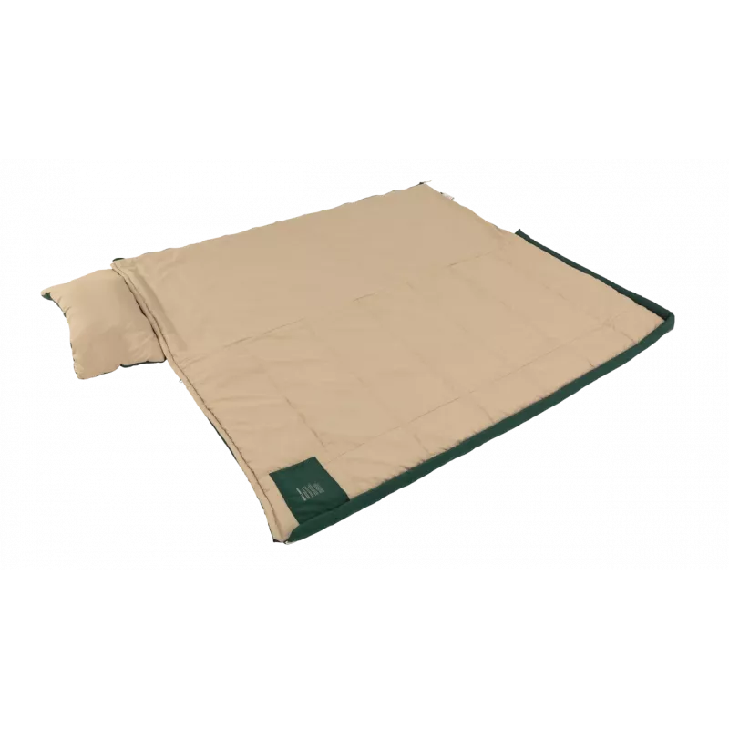 Outwell Contour Prime Green spací vak 220x85 cm -13 až 16°C pravý zips