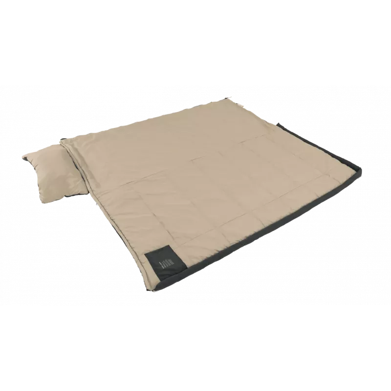 Outwell Contour Prime syntetický spací vak (190 cm) - čierny, pravý zips