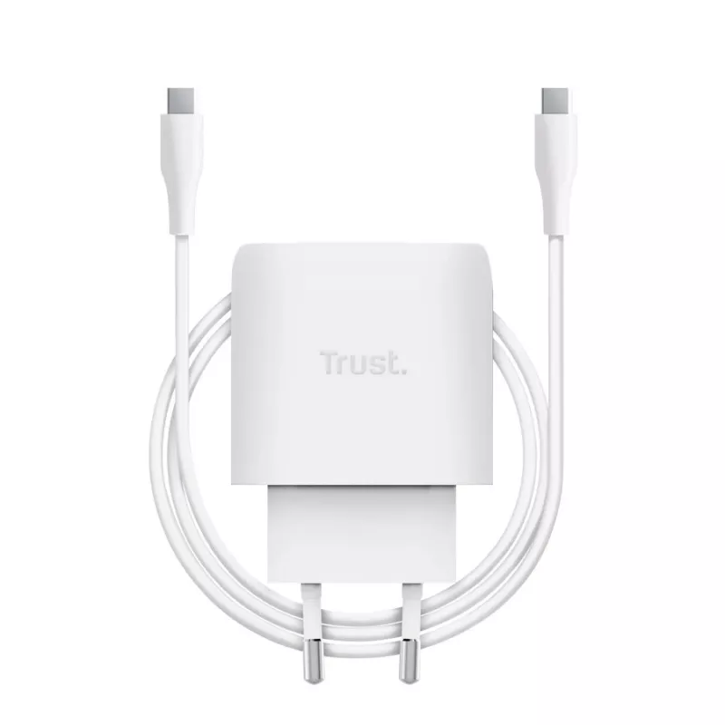 Trust Maxo 45W univerzálna biela AC rýchlonabíjačka interiérová