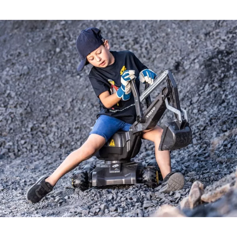 MILLY MALLY Rolly Toys Digger Volvo jazdné hračkárske vozidlo
