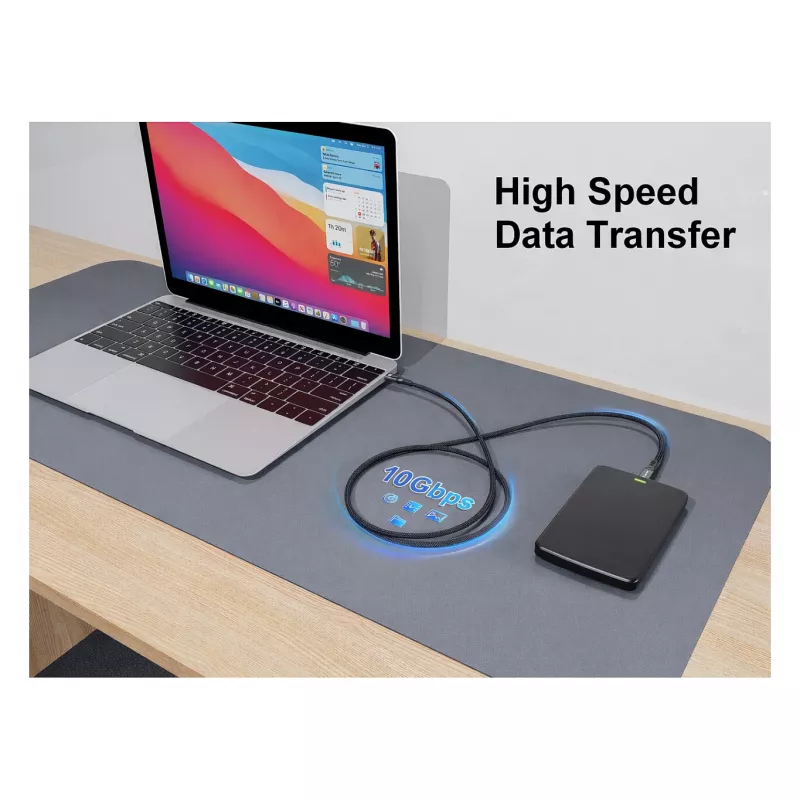Equip USB 3.2 Gen 2 USB-C na USB-C aktívny optický kábel 15m čierny