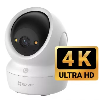 EZVIZ H6c G1 4K guľová IP bezpečnostná kamera interiérová, 4K UHD, 3840x2160, Wi-Fi, Ethernet, nočné videnie, obojsmerný zvuk, AI rozpoznávanie, montáž na strop/stenu/stôl
