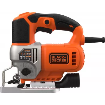 Black & Decker BES610K-QS 650W priamočiara píla s kyvadlovým zdvihom v kufríku