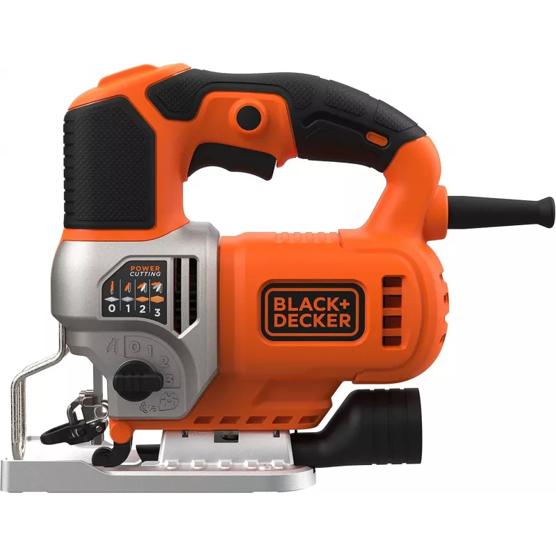 Black & Decker BES610K-QS 650W kmitavá priamočiara píla v Kitboxe