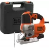 Black & Decker BES610K-QS 650W kmitavá priamočiara píla v Kitboxe