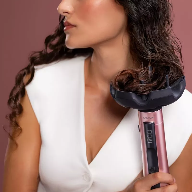 Cecotec CeramicCare 10in1 AirBrush teplovzdušná kefa 1200W čierna/ružová
