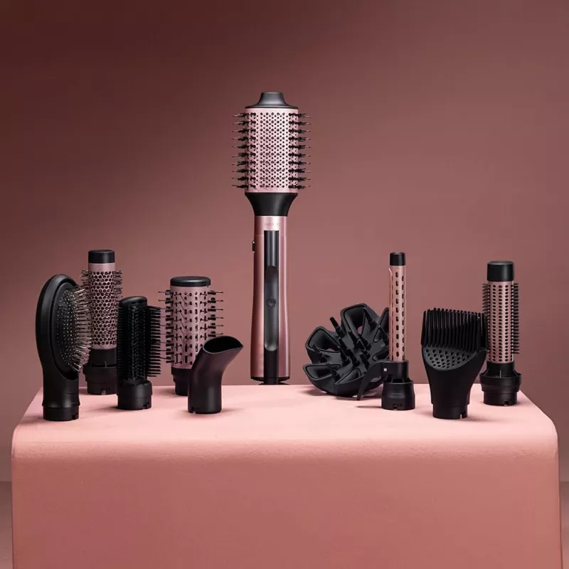 Cecotec CeramicCare 10in1 AirBrush teplovzdušná kefa 1200W čierna/ružová