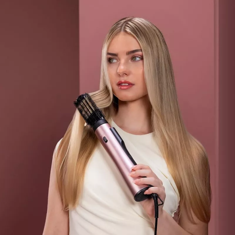 Cecotec CeramicCare 10in1 AirBrush teplovzdušná kefa 1200W čierna/ružová