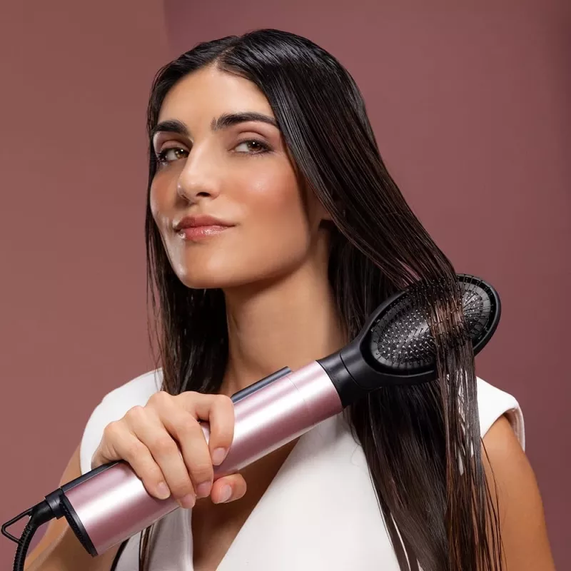 Cecotec CeramicCare 10in1 AirBrush teplovzdušná kefa 1200W čierna/ružová