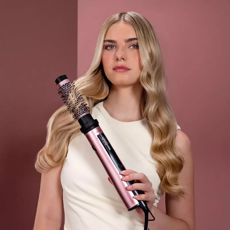 Cecotec CeramicCare 10in1 AirBrush teplovzdušná kefa 1200W čierna/ružová