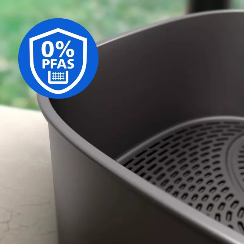 Philips 5000 Series NA565/02 Dual Basket fritéza 9.5 L 2750 W Black, Silver, Stainless Steel