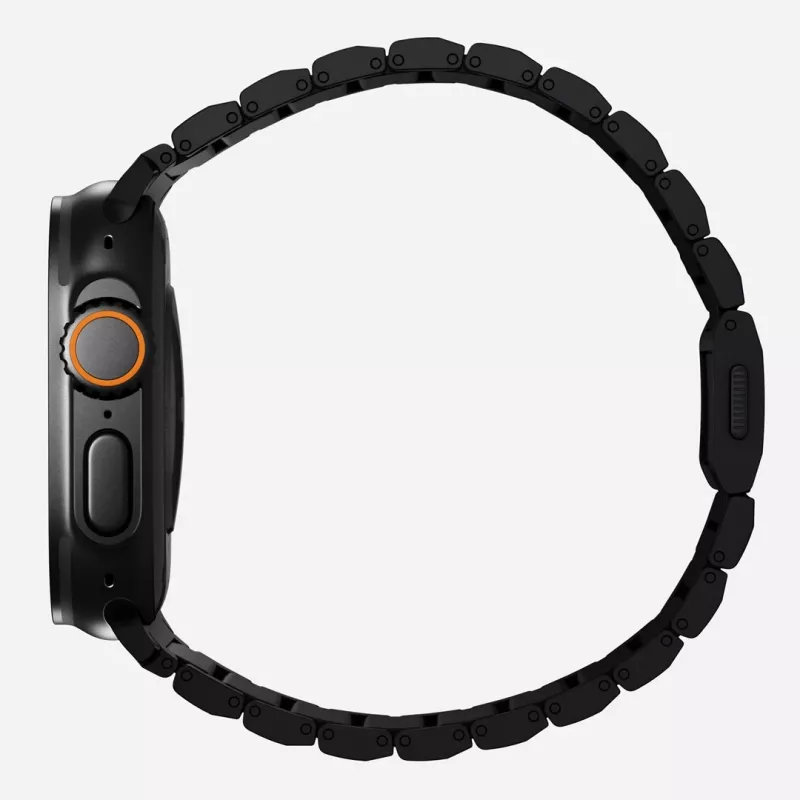 NOMAD Titanium remienok pre Apple Watch 46/49mm strieborný