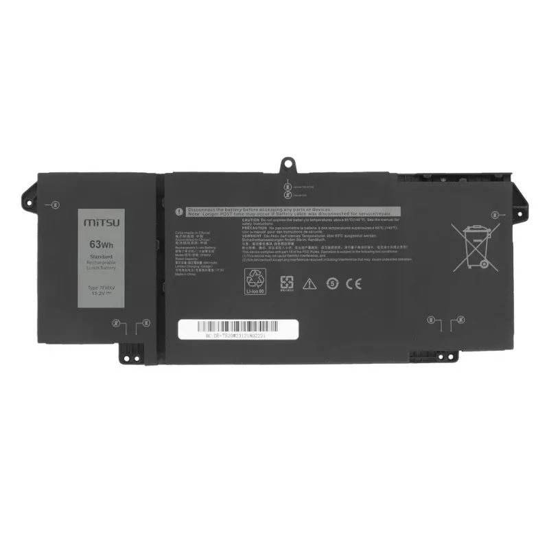 MITSU batéria 7FMXV pre Dell Latitude 5320 7320 7420 7520 - 15,2 V 3600 mAh (55 Wh)