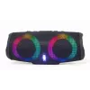 Gembird SPK-BT-LED-02 prenosný Bluetooth párty reproduktor, 10 W, čierny