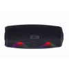 Gembird SPK-BT-LED-02 prenosný Bluetooth párty reproduktor, 10 W, čierny