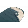 Outwell Camper Lux Double Blue spací vak 235x150 cm -16 až 5 °C zips obojstranný