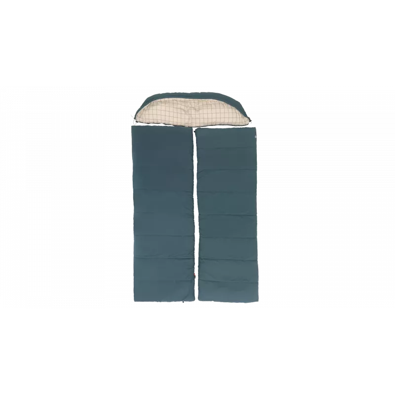 Outwell Camper Lux Double Blue spací vak 235x150 cm -16 až 5 °C zips obojstranný