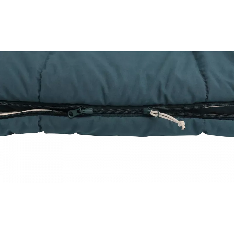 Outwell Camper Lux Double Blue spací vak 235x150 cm -16 až 5 °C zips obojstranný