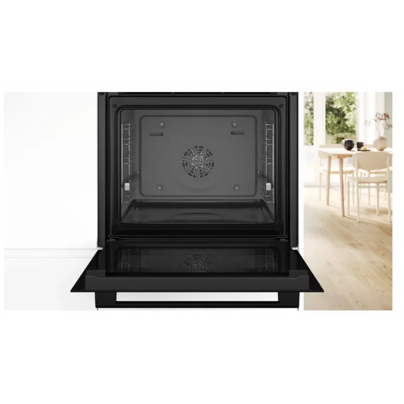 Bosch Serie 6 HBG557EB3 vstavaná rúra na pečenie s pyrolýzou, 71L, čierna