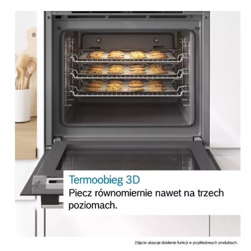 Bosch Serie 6 HBG557EB3 vstavaná rúra na pečenie s pyrolýzou, 71L, čierna