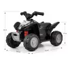 MILLY MALLY Quad Honda ATV na batériu čierna
