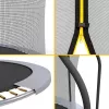 REBEL Active Trampolína PRO 15ft/457cm - čierna/modrá