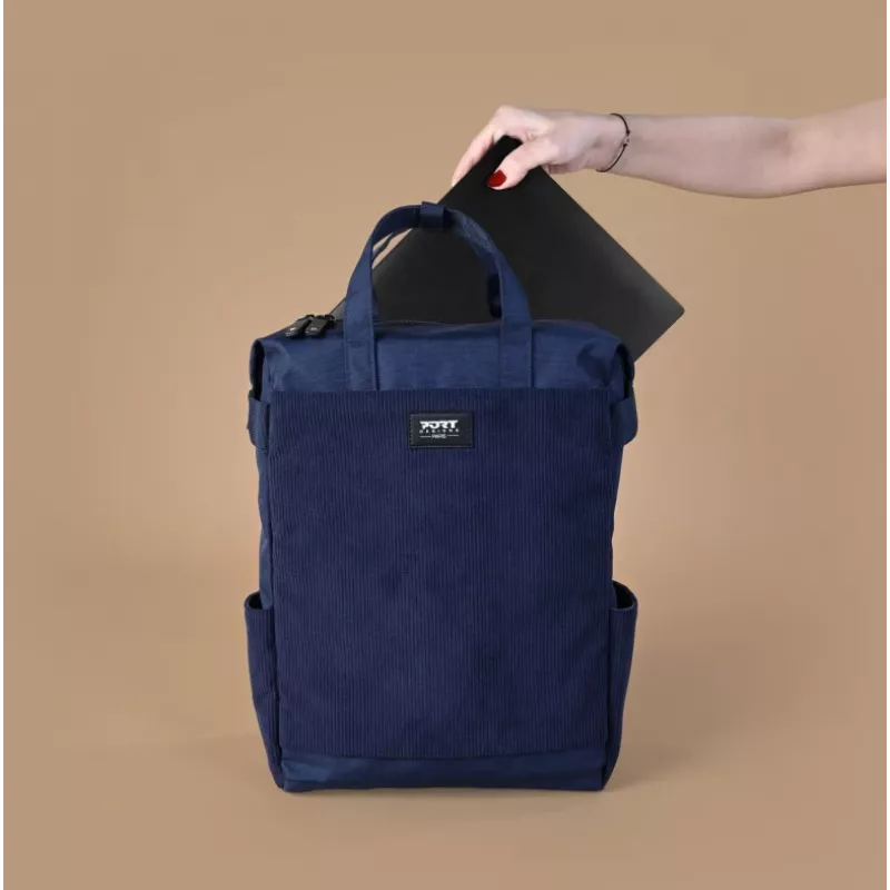 PORT DESIGNS Milano II Eco Totepack 14/16 palca námornícka modrá