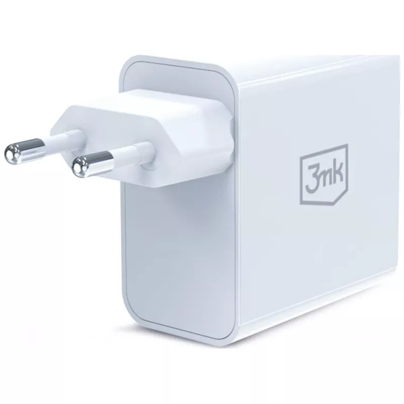 3MK FlowPower 45W PD 3.0 QC4+ GaN nabíjačka biela