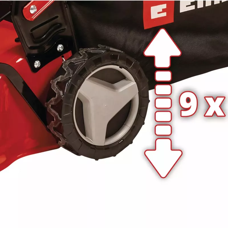EINHELL GC-PM 46/5 S benzínová kosačka na trávu (červená/čierna, zadný pohon)
