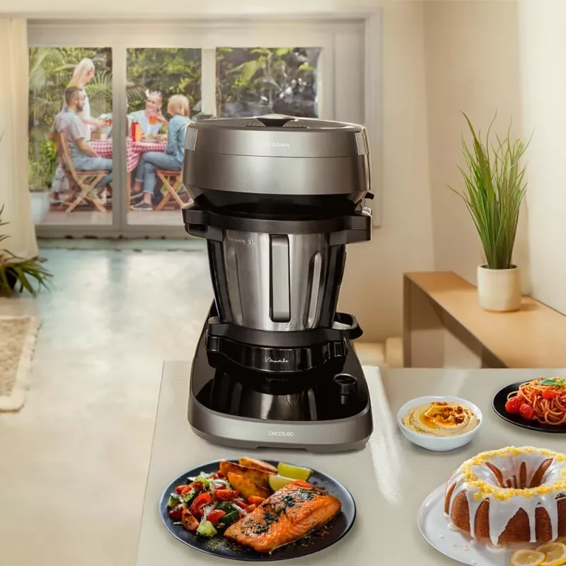 Cecotec Mambo CooKing Victory multifunkčný kuchynský robot 1700 W 4,5 L čierna/sivá