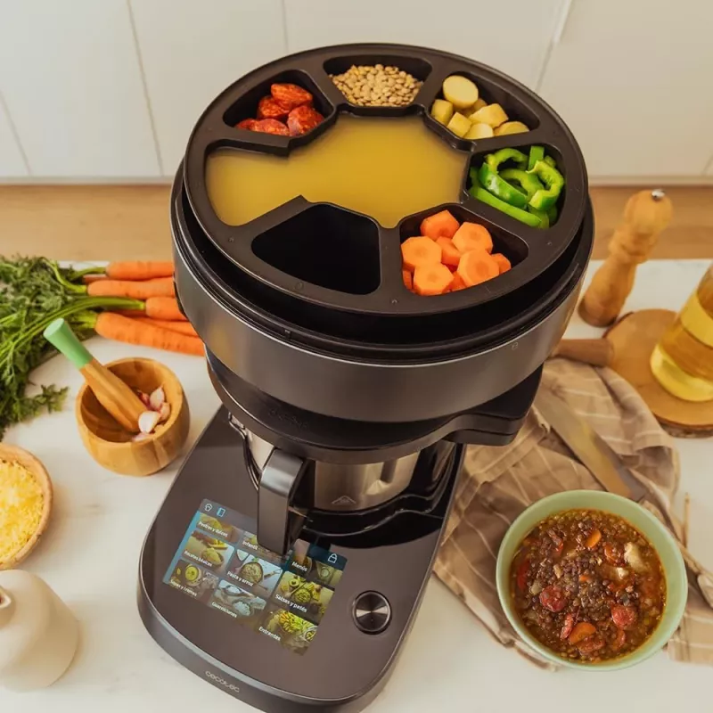 Cecotec Mambo CooKing Victory multifunkčný kuchynský robot 1700 W 4,5 L čierna/sivá