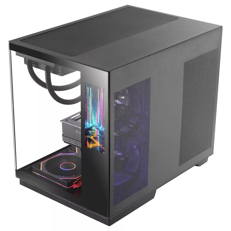 Tacens Mars Gaming MCMIRAGE Midi-Tower počítačová skriňa čierna