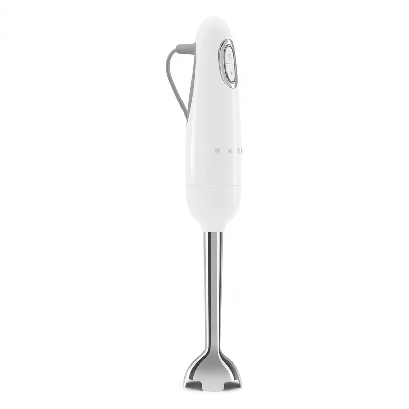 SMEG HBF03WHEU tyčový mixér, 700 W, nerezová mixovacia tyč, biela