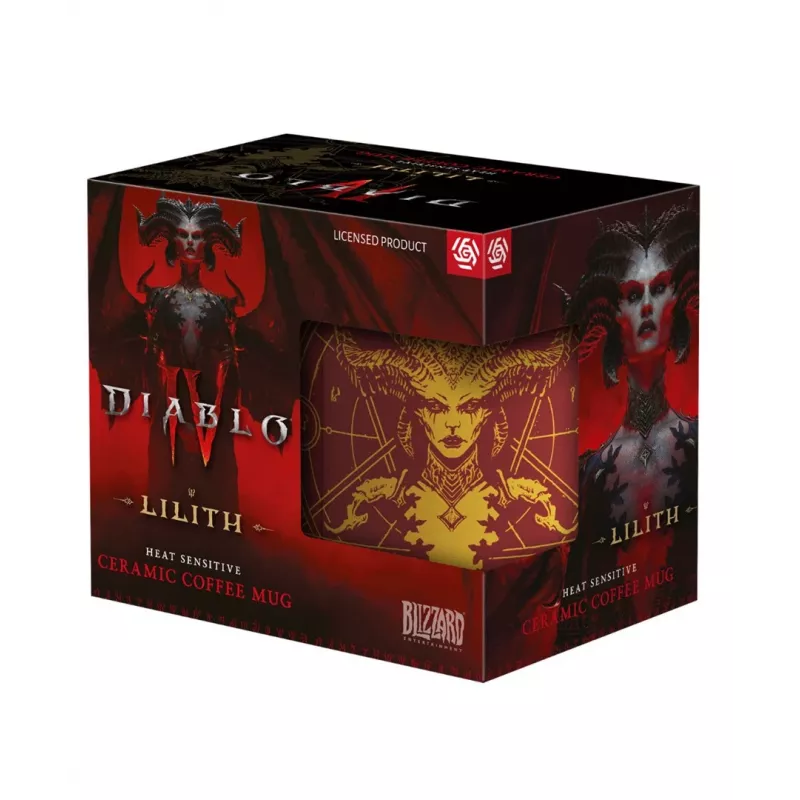 Good Loot: Diablo IV - Lilith's Blood hrnček reagujúci na teplo