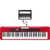 Casio CT-S200 MIDI keyboard 61 kláves USB červený