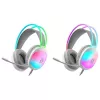 Defender Eclipse RGB herný headset biely