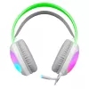 Defender Eclipse RGB herný headset biely