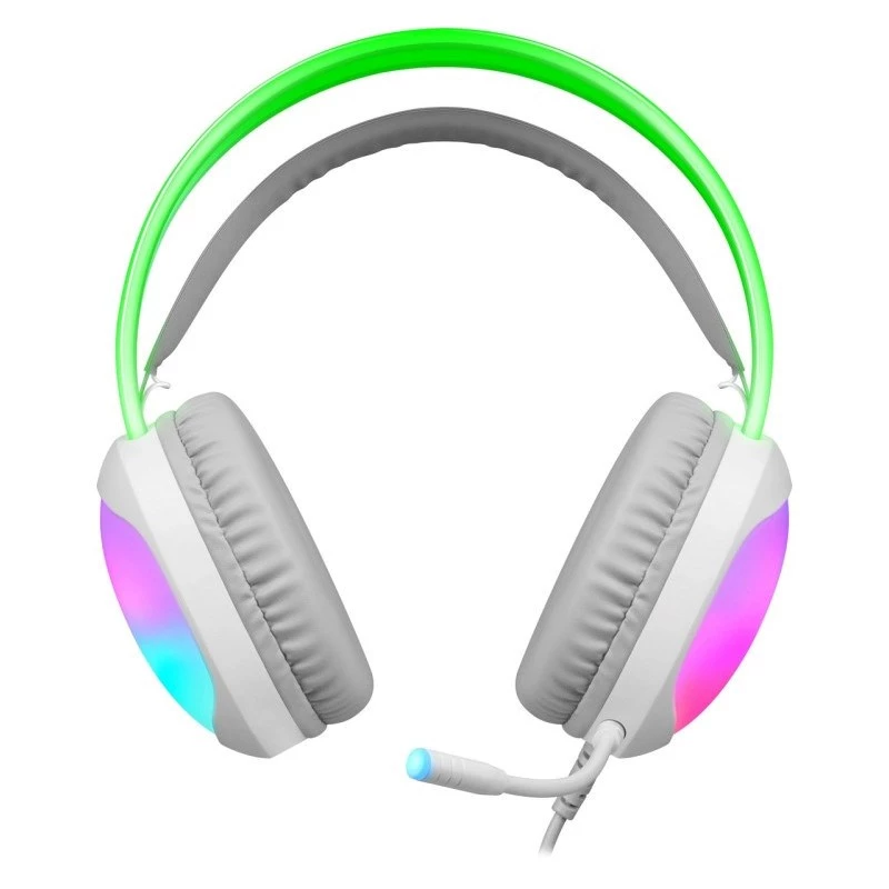 Defender Eclipse RGB herný headset biely
