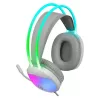 Defender Eclipse RGB herný headset biely
