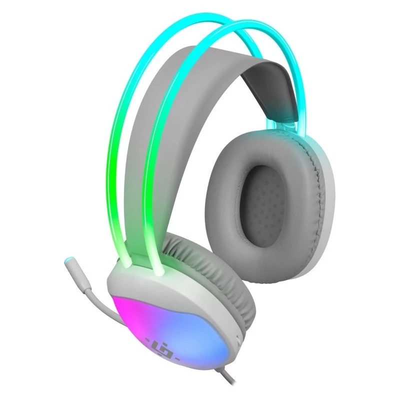 Defender Eclipse RGB herný headset biely