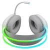Defender Eclipse RGB herný headset biely