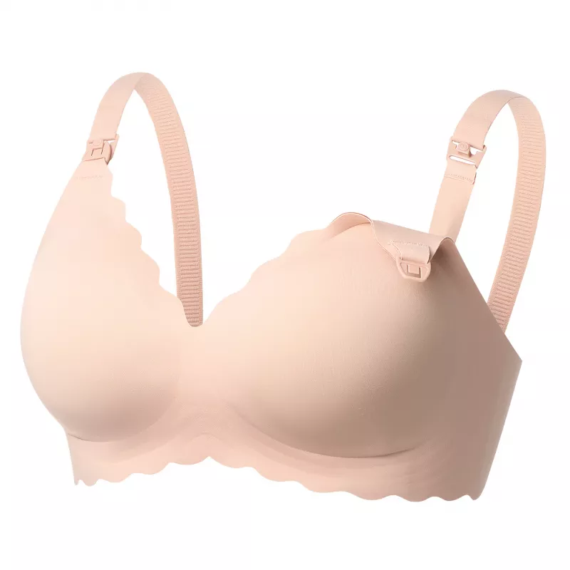 MOMCOZY YN46 Seamless Support Floral dojčenská podprsenka Skin S