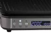 ELDOM GK200 GRILO kontaktný gril 2000W s nastaviteľným termostatom, nepriľnavé platne, čierna/strieborná