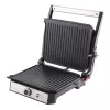 ELDOM GK200 GRILO kontaktný gril 2000W s nastaviteľným termostatom, nepriľnavé platne, čierna/strieborná
