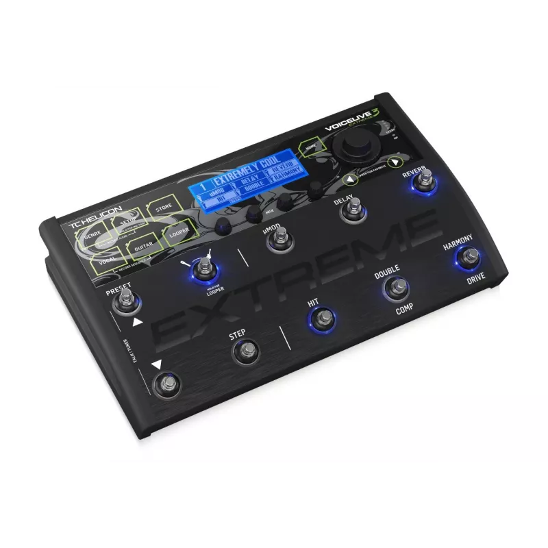TC-Helicon VoiceLive 3 Extreme - gitarový a spevácky multiefektový procesor s looperom