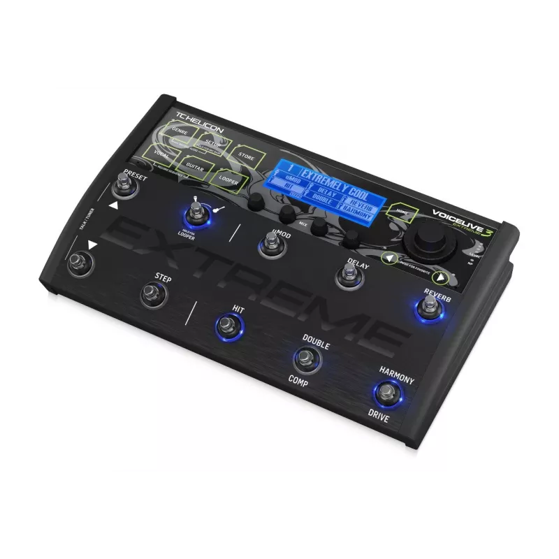 TC-Helicon VoiceLive 3 Extreme - gitarový a spevácky multiefektový procesor s looperom