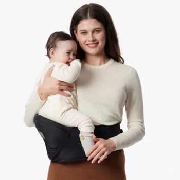 Momcozy Hüfttrage nosič dieťaťa na bok čierny Medium